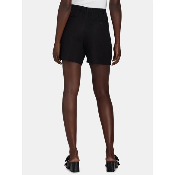 Time and Tru Women Linen Blend Shorts, 5” Inseam, Size XXXL(22), Black Wash - Picture 2 of 5